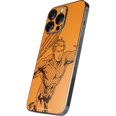 DC Comics Aquaman Comic Pop iPhone 16 Pro Skin